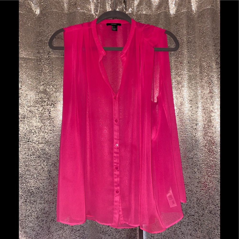 Forever 21 Sheer Blouse